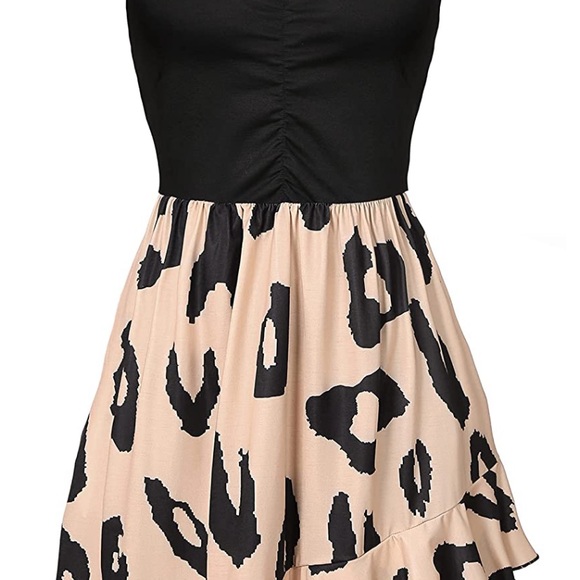 *NWT* IHOT Black Leopard Sundress with Pockets - Picture 8 of 10